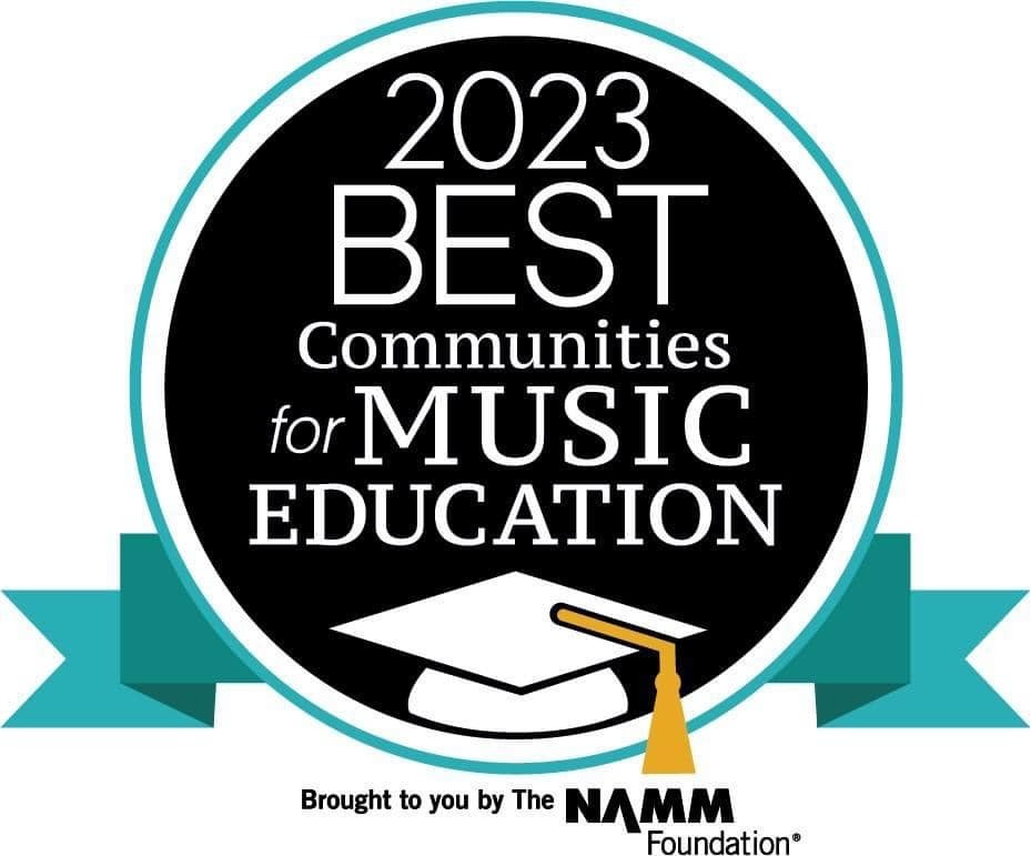2023 Best Community for Music Education graphic