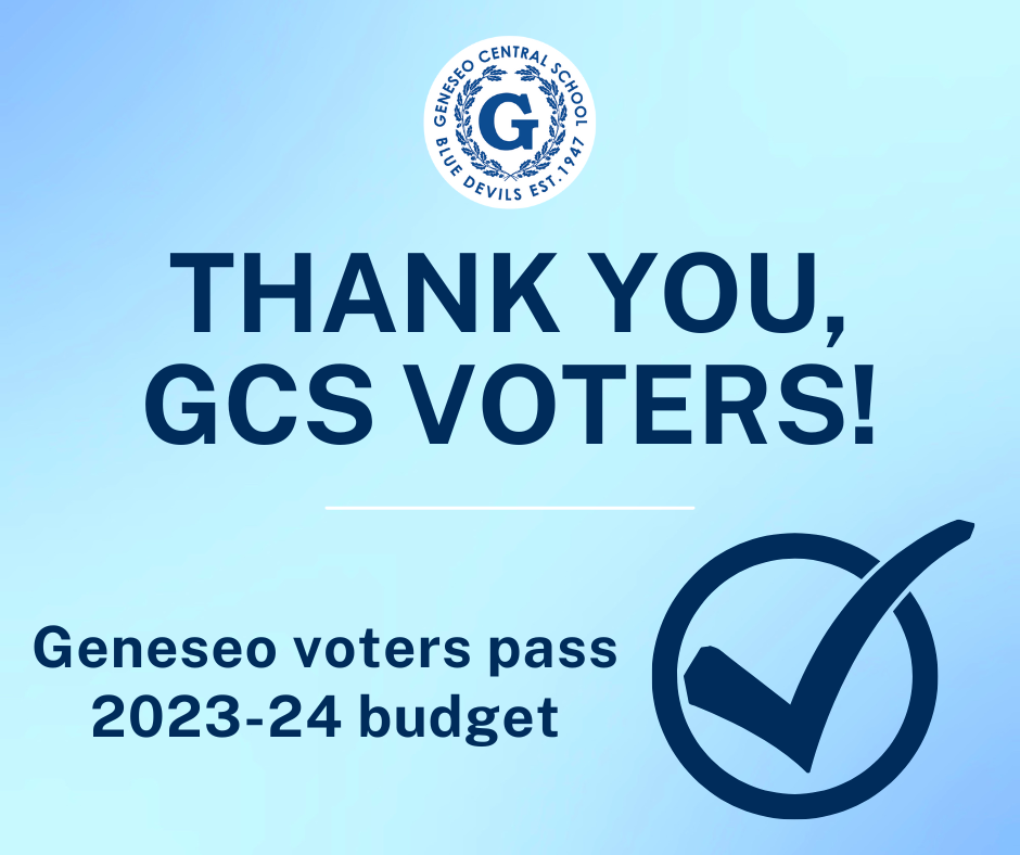Thank you, GCS Voters!